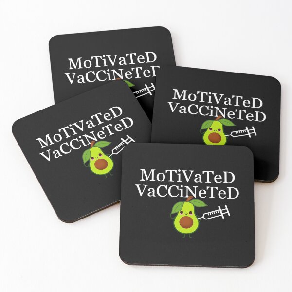Item preview, Motivated Vaccinated Avocado designed and sold by DiensDesign.