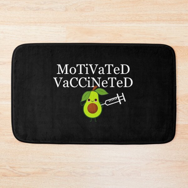 Item preview, Motivated Vaccinated Avocado designed and sold by DiensDesign.