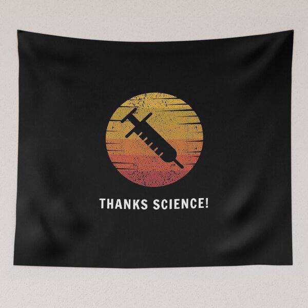 Artikelvorschau, Dank Science Pro Impfstoff Impfung Retro Vintage entworfen und verkauft von megahamdesigns.