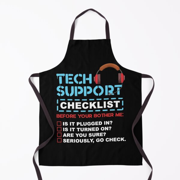 Item preview, Tech Support Checklist - Funny Coding designed and sold by styleofpop.