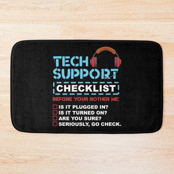 Item preview, Tech Support Checklist - Funny Coding designed and sold by styleofpop.