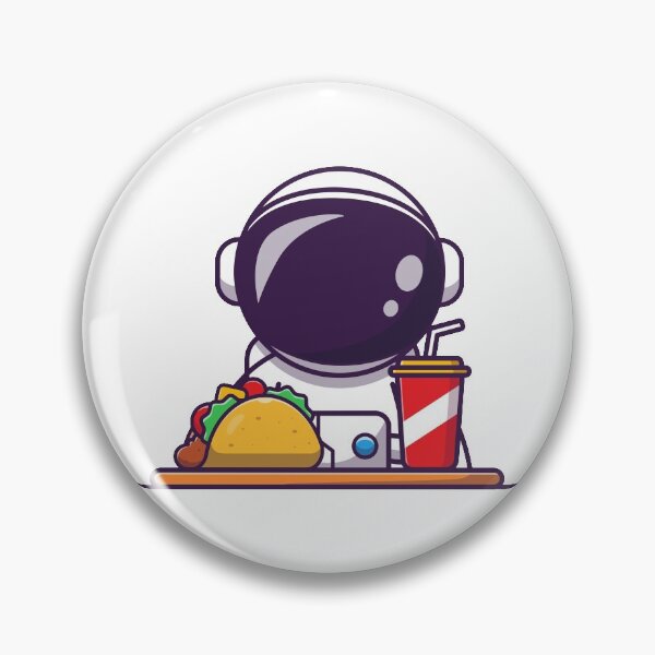 Item preview, Cute Astronaut With Taco And Soda designed and sold by YousfiYs.
