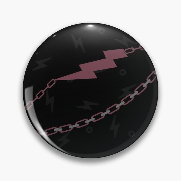 Lightning flashes and chains Pin