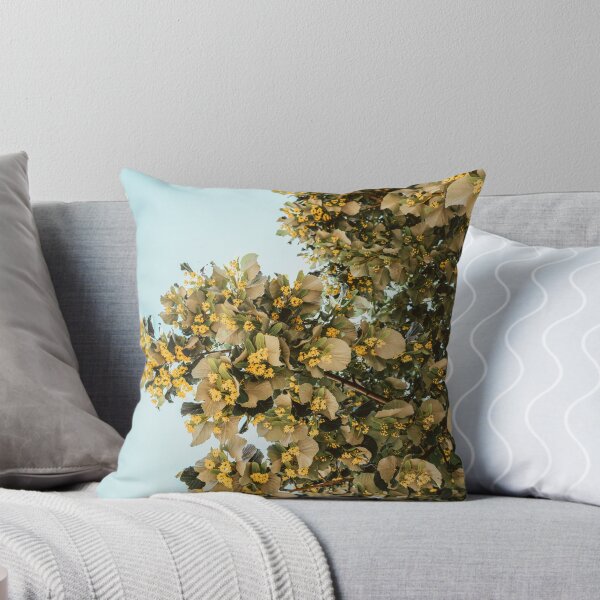 Item preview, Lime Tree Flowers, Floral Print, Yellow Flowers Blue Sky Print, Spring Blossom Art, Flower Bloom Print designed and sold by radub85.