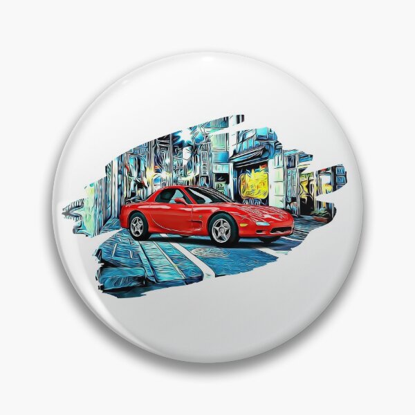 Item preview, RX7 Tokyo Night Print designed and sold by Auto-Prints.