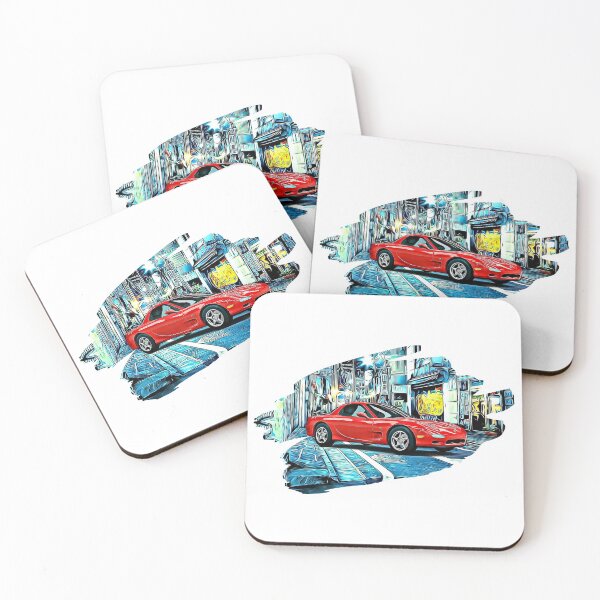 Item preview, RX7 Tokyo Night Print designed and sold by Auto-Prints.