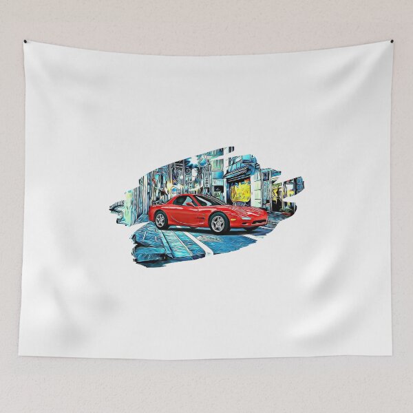 Item preview, RX7 Tokyo Night Print designed and sold by Auto-Prints.