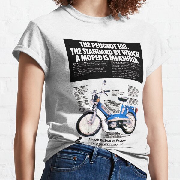 PEUGEOT 103 CYCLOMOTEUR T-shirt classique