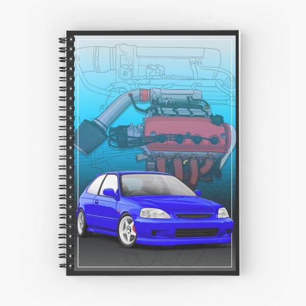 Item preview, Copy of Civic EK hatch with a D16 engine background  designed and sold by ArtyMotive.