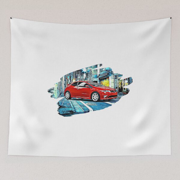 Item preview, FN2 Civic Type R Tokyo Night Print designed and sold by Auto-Prints.