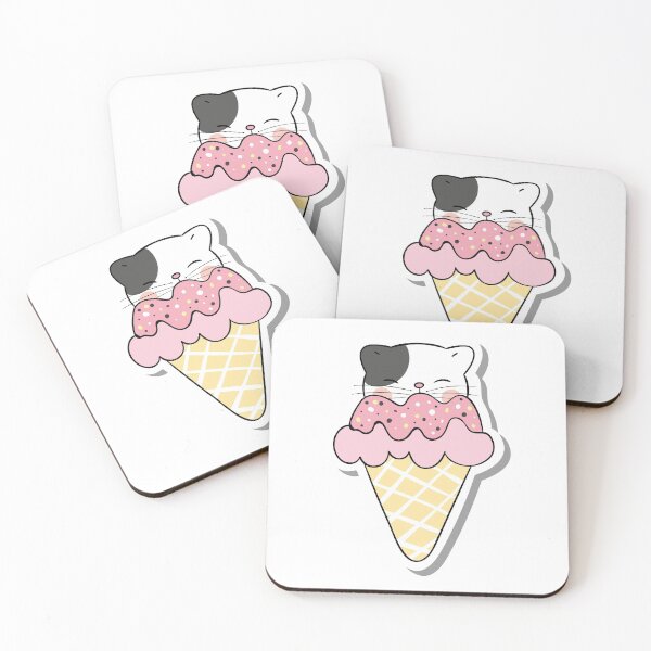Item preview, cute ice cream cat designed and sold by YEST E.