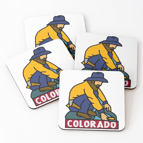 Item preview, Colorado Gold Miner Decal designed and sold by Decal Mania.