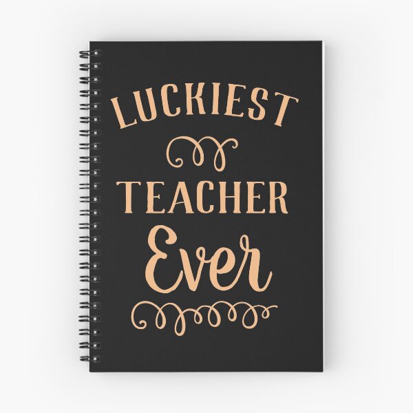 Item preview, luckiest teacher ever, Gift  designed and sold by Milavedesign.