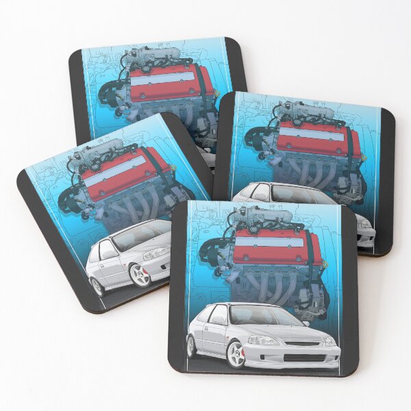 Item preview, Civic EK hatch with a H22 engine background (engine swap) designed and sold by ArtyMotive.