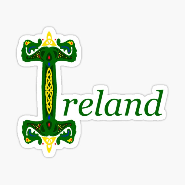 Artikel-Vorschau von Irland beleuchtetes Manuskript, designt und verkauft von Murph's Images.