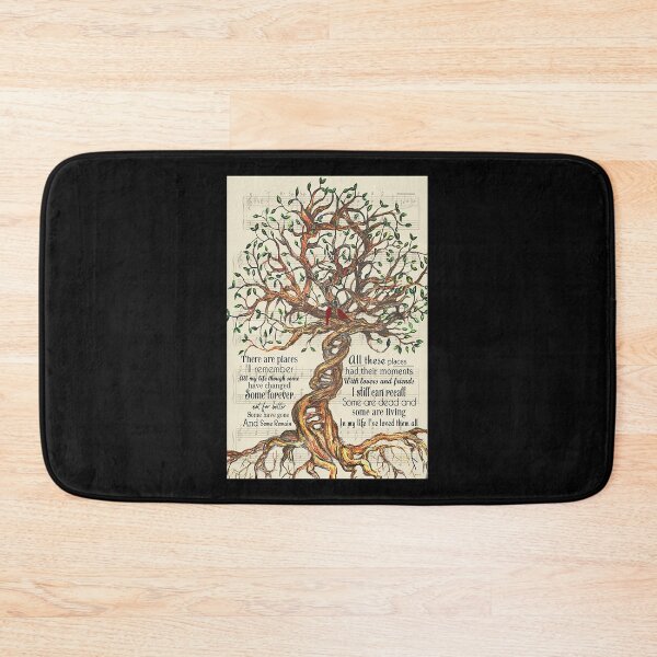 Item preview, In My Life Lyrics - Tree And Cardinal Bird Gift Who Love "In My Life" designed and sold by DebraGiftShop.