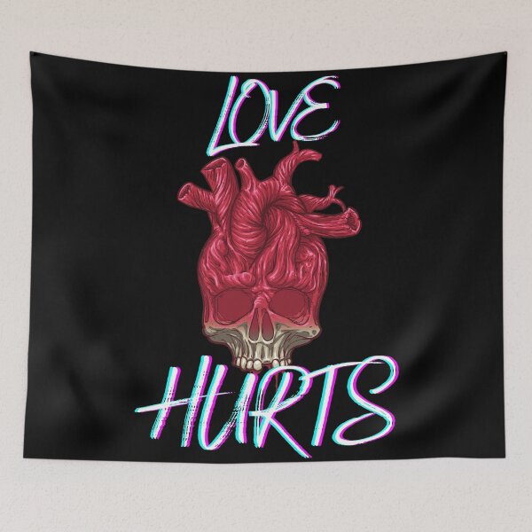 Item preview, Copie de Love Hurts white v. designed and sold by JoPhrasier.