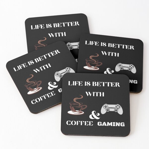 Item preview, Life is better with coffee and gaming designed and sold by BarvinWayne.