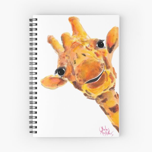 Item preview, GiRaFFe Zoo ANiMaL PRiNTS ' JoRGe ' BY SHiRLeY MaCARTHuR designed and sold by Shirley MacArthur Art.