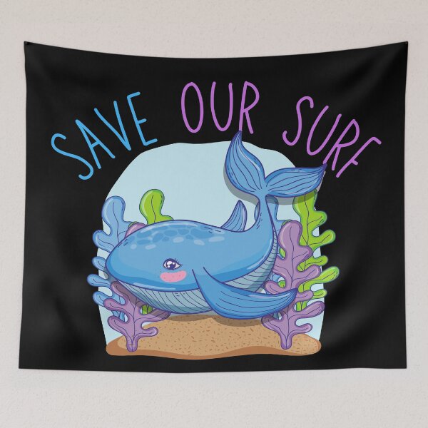 Item preview, Save Our Surf Whale designed and sold by casualism.