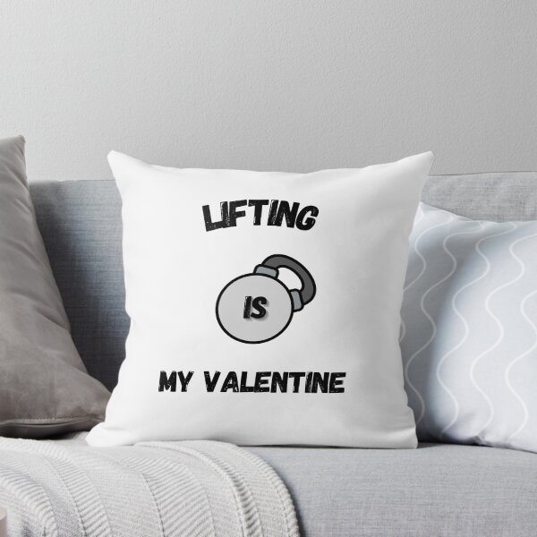 Item preview, Lifting is my valentine - Funny Health and Fitness Freak humor - Black designed and sold by whatisonmymind.