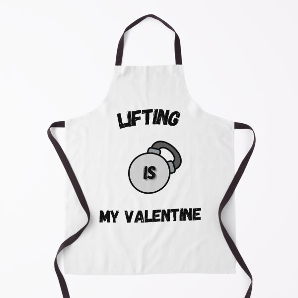 Item preview, Lifting is my valentine - Funny Health and Fitness Freak humor - Black designed and sold by whatisonmymind.