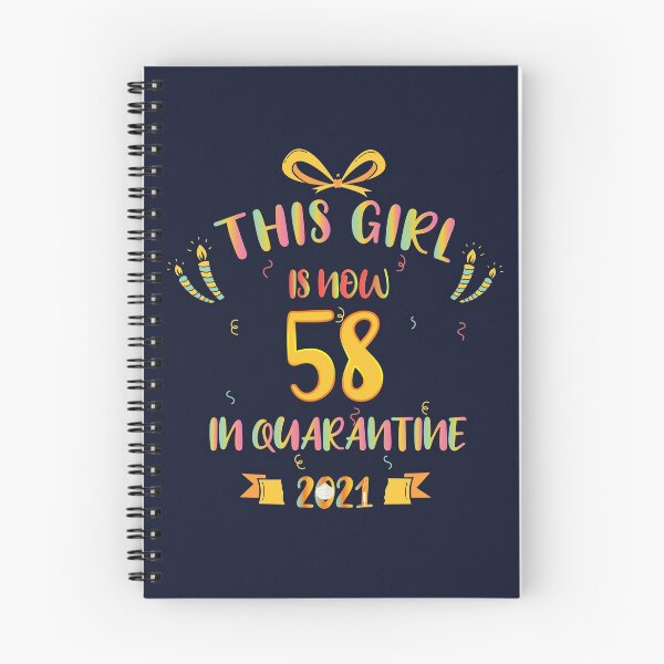 Item preview, This Girl Is Now 58 In Quarantine 2021 - Birthday Gifts designed and sold by yeknow.