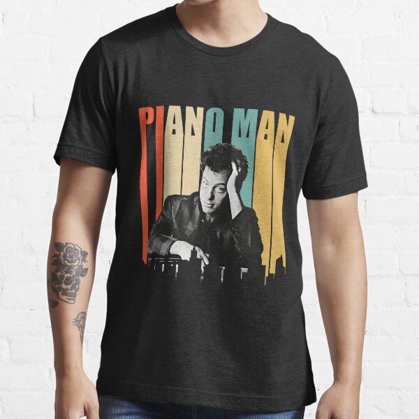 Vintage Billy Joel Piano man New York Retro Skyline City Essential T-Shirt