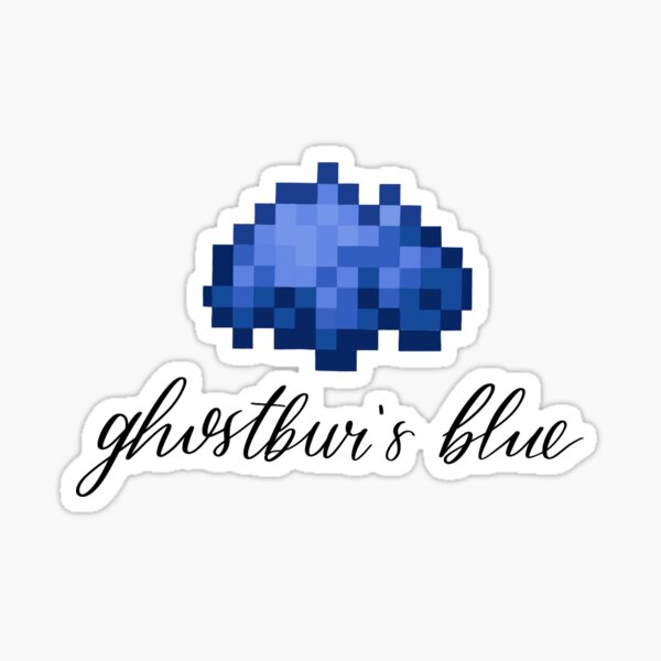 Ghostbur's blue Minecraft Blue Dye Item Ghostbur's Blue DreamSMP
