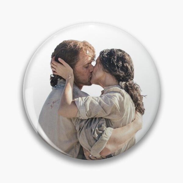 Item preview, Jamie and Claire Outalander kissing  designed and sold by fandom  crazy.