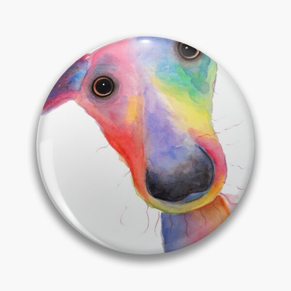 Item preview, WHIPPET - GREYHOUND PRiNT ' THe WaCKY WHiPPeTS ' By Shirley MacArthur designed and sold by Shirley MacArthur Art.