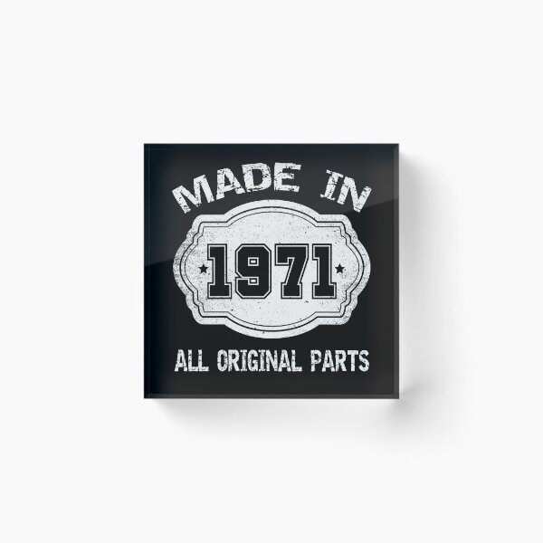 Item preview, Vintage 1971 - 50th Birthday Gift 50 Year Old designed and sold by comcamworld.