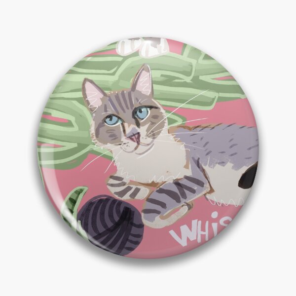 Item preview, Cats Whiskers and Yarn Pink designed and sold by belettelepink.