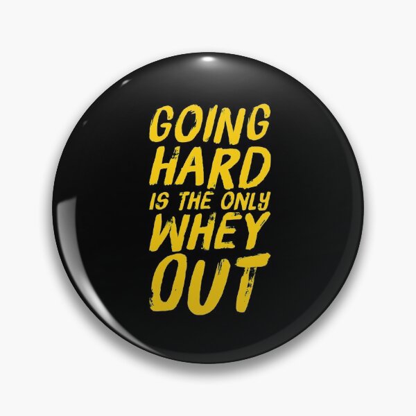 Item preview, Whey Pun - Going Hard Is The Only Whey Out designed and sold by ArqDezines.