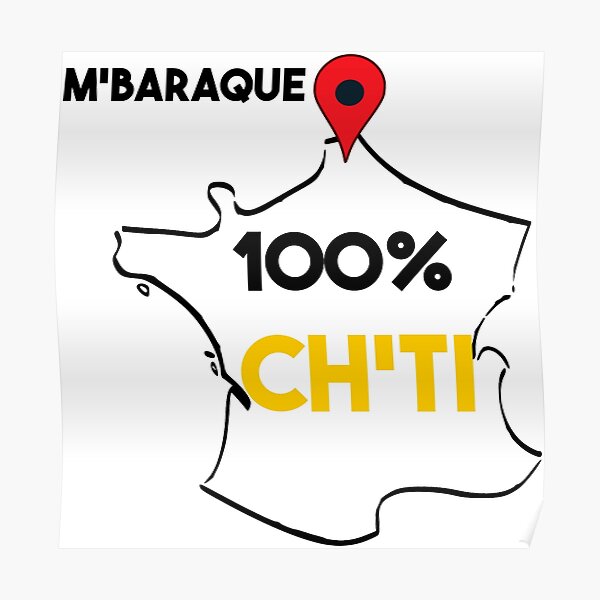 Posters Sur Le Theme Anniversaire Chti Redbubble