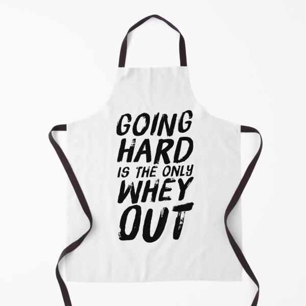 Item preview, Whey Pun - Going Hard Is The Only Whey Out Gym Quote designed and sold by ArqDezines.