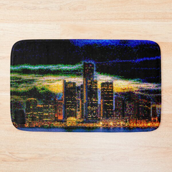 Item preview, Detroit City Skyscraper Skylines designed and sold by zareworks.