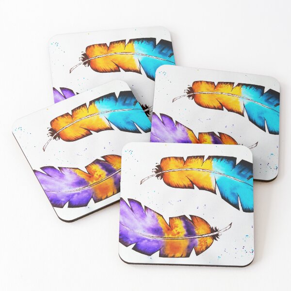 Item preview, Two-colored feathers designed and sold by Irine Tonku.