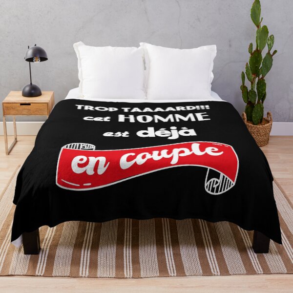 Aperçu de l'œuvre phrase drôle couple créée et vendue par Catcrea.
