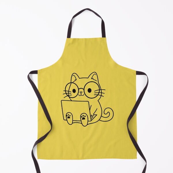 Item preview, nerd cat designed and sold by ompongalfina.
