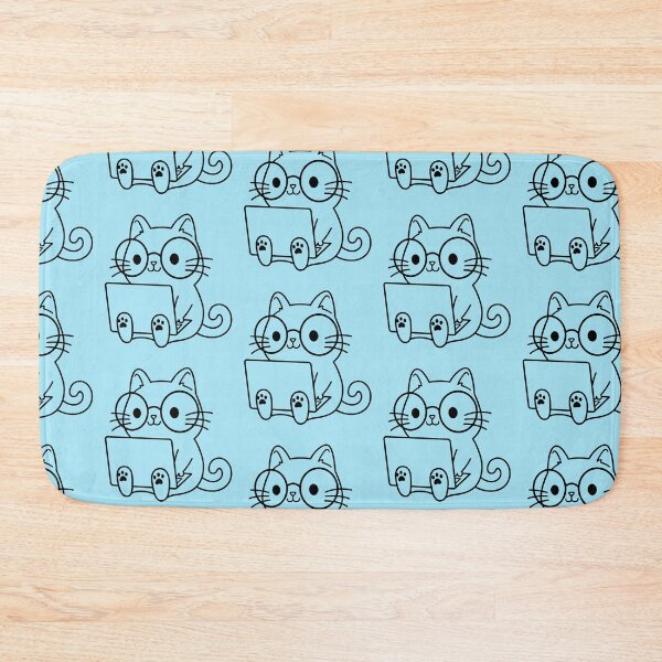 Item preview, nerd cat designed and sold by ompongalfina.