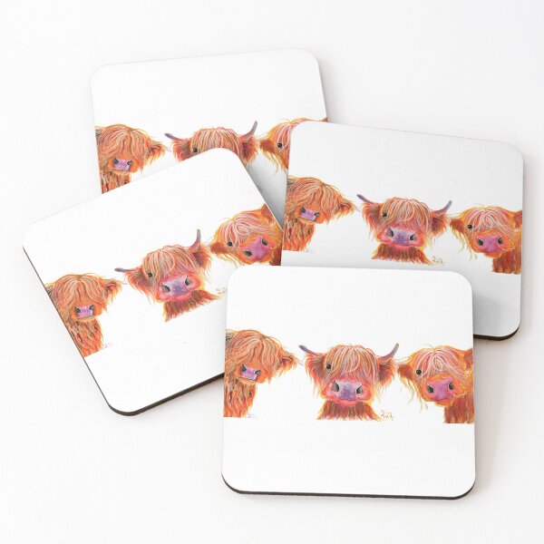 Item preview, HiGHLaND CoW PRiNT SCoTTiSH ' THe ORaNGeS ' BY SHiRLeY MacARTHuR designed and sold by Shirley MacArthur Art.