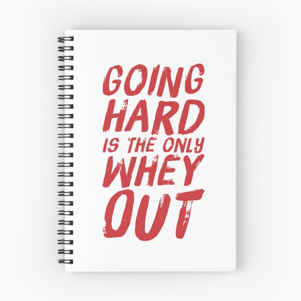 Item preview, Whey Pun - Going Hard Is The Only Whey Out Gym Funny Quote designed and sold by ArqDezines.