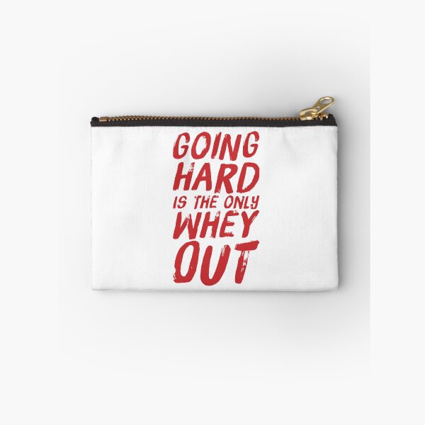 Item preview, Whey Pun - Going Hard Is The Only Whey Out Gym Funny Quote designed and sold by ArqDezines.
