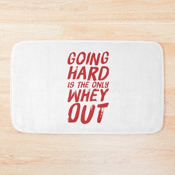 Item preview, Whey Pun - Going Hard Is The Only Whey Out Gym Funny Quote designed and sold by ArqDezines.