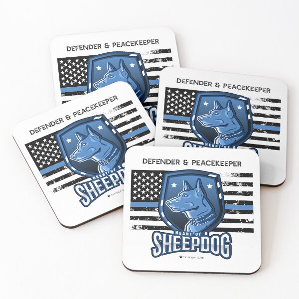 Item preview, Heart of a Sheepdog -- Defender and Peacemaker designed and sold by TatteredFaith.