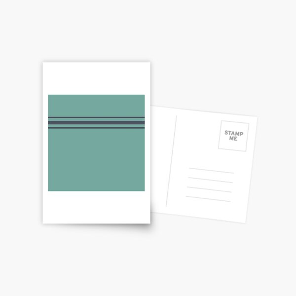 Utility stripes in blue Postcard