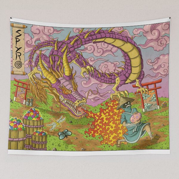Item preview, Spyro reimagined in Ancient Japan designed and sold by CanadianTurt1e.