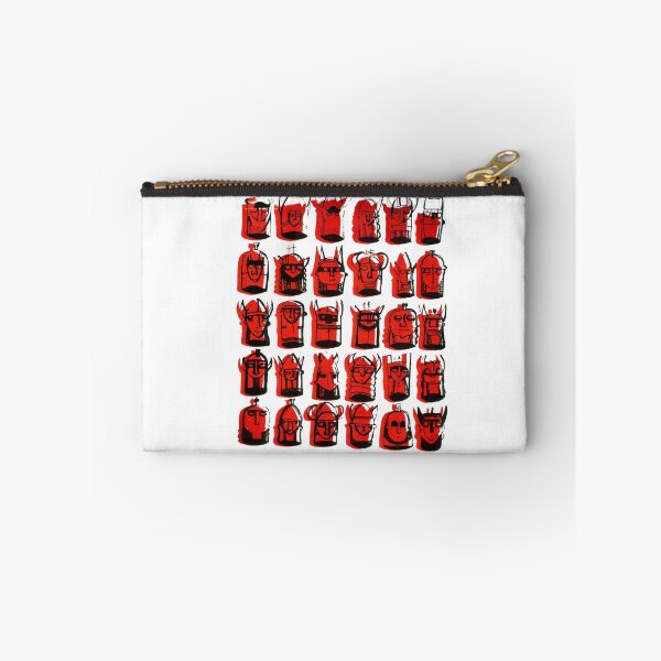 Item preview, Wee Helmeted Red Folk designed and sold by LotteFisher.
