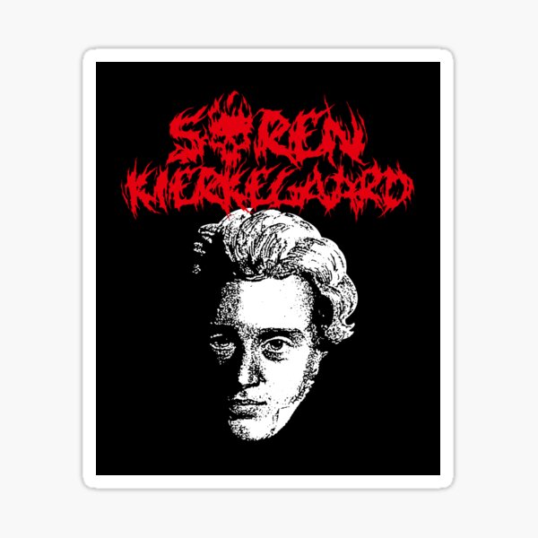 Item preview, Soren Kierkegaard Metal Philosopher designed and sold by The Philosopher's Shirt.